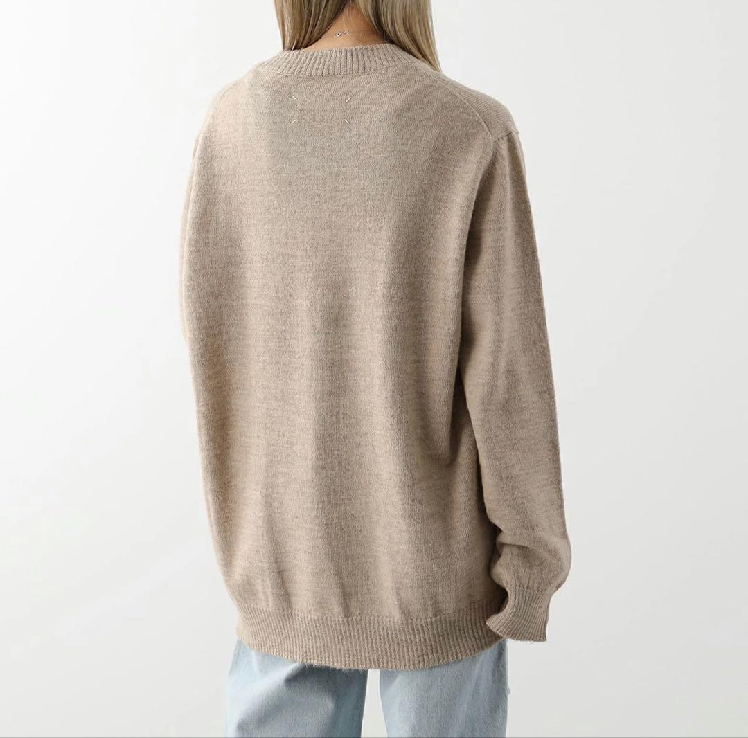 メゾンマルジェラ　2022aw オーバーサイズアルパカウールニット