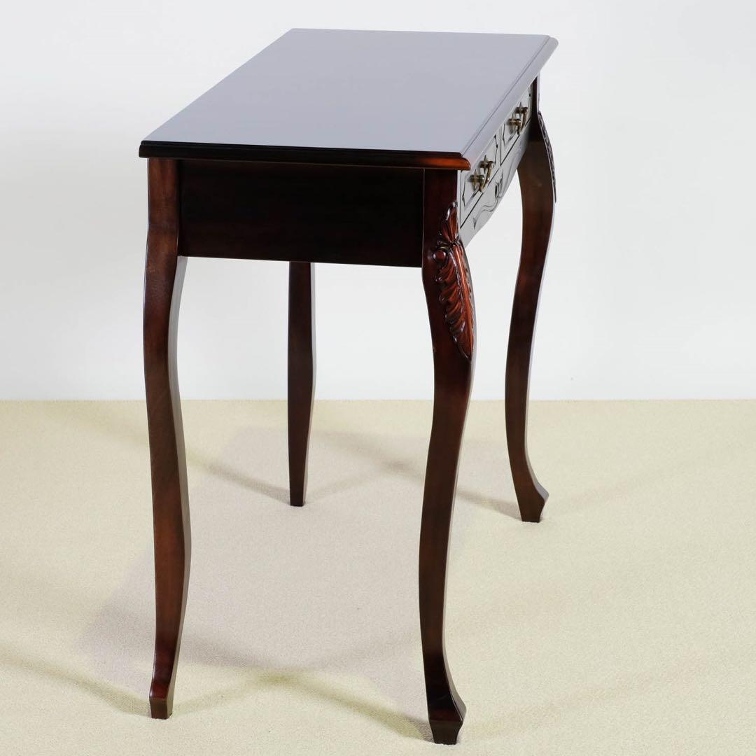 D 新品 コンソールテーブル アジアン 机 デスク サイドテーブル アンティーク