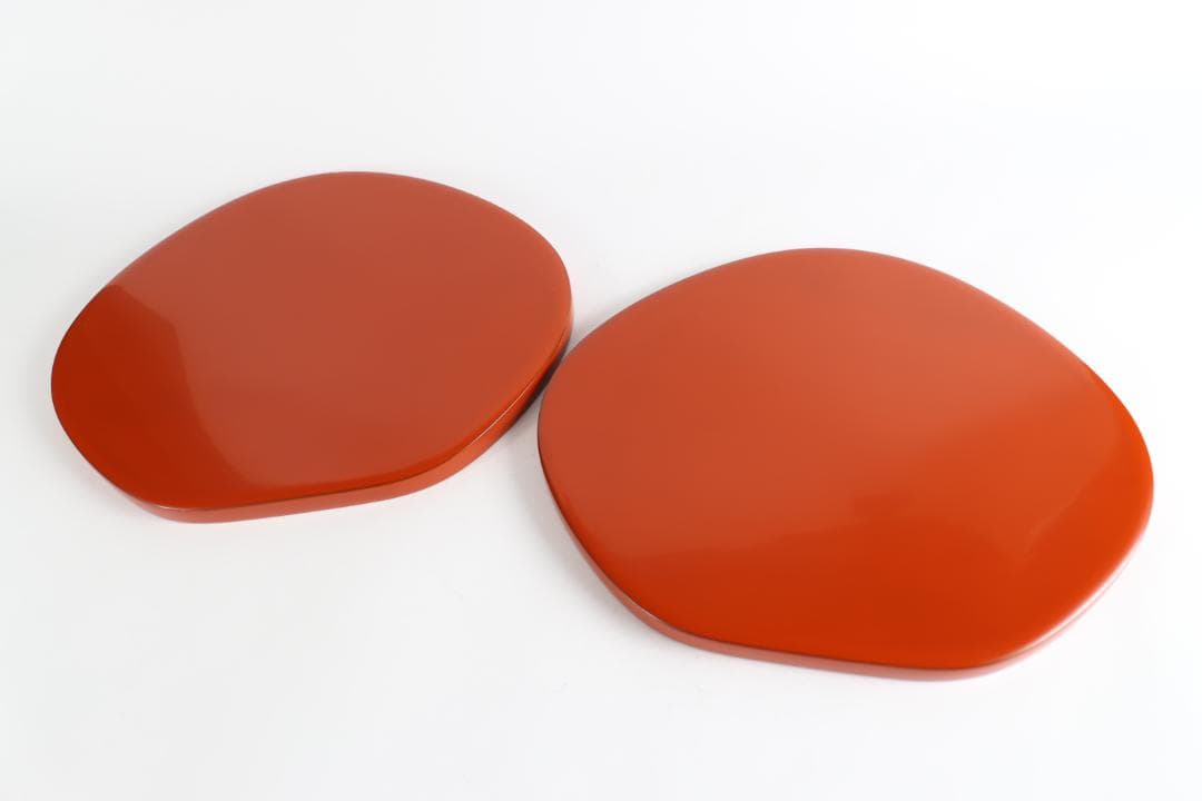 輪島塗 梅形膳 六客 盆 懐石盆 会席盆 朱 雛祭り