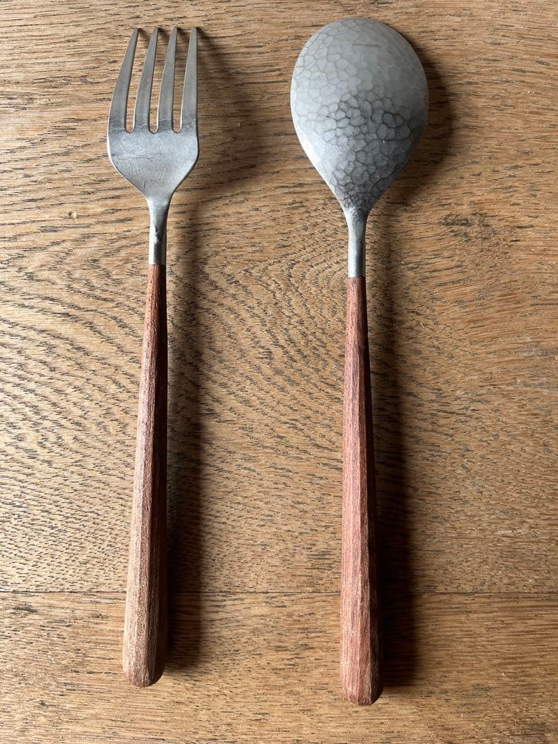 机上工芸舎　湯浅記央　カトラリー　ディナースプーン　ディナーフォーク　セット　⓵
