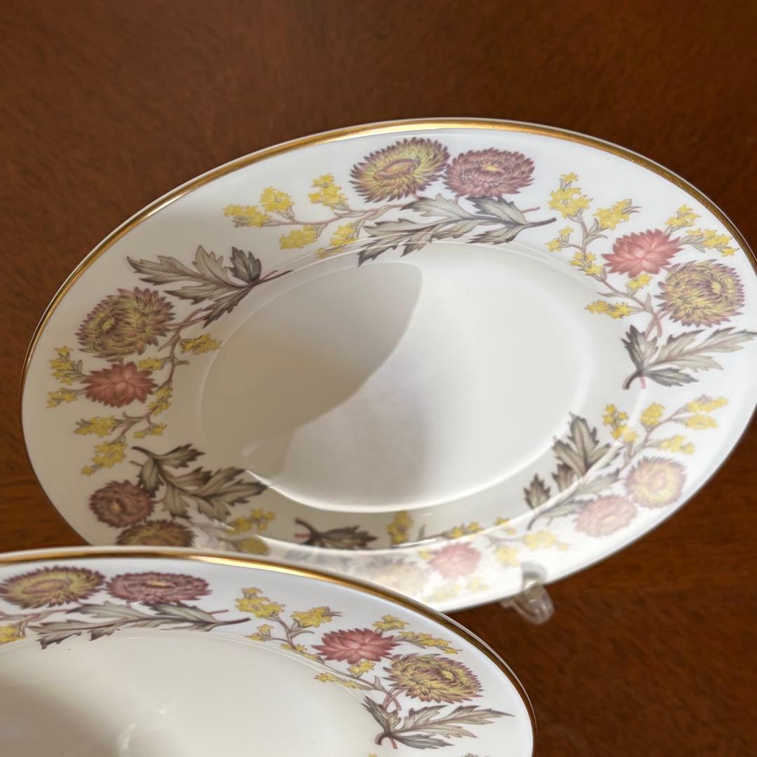 【英国ビンテージ】ウェッジウッド★リッチフィールド★ケーキ皿　3枚