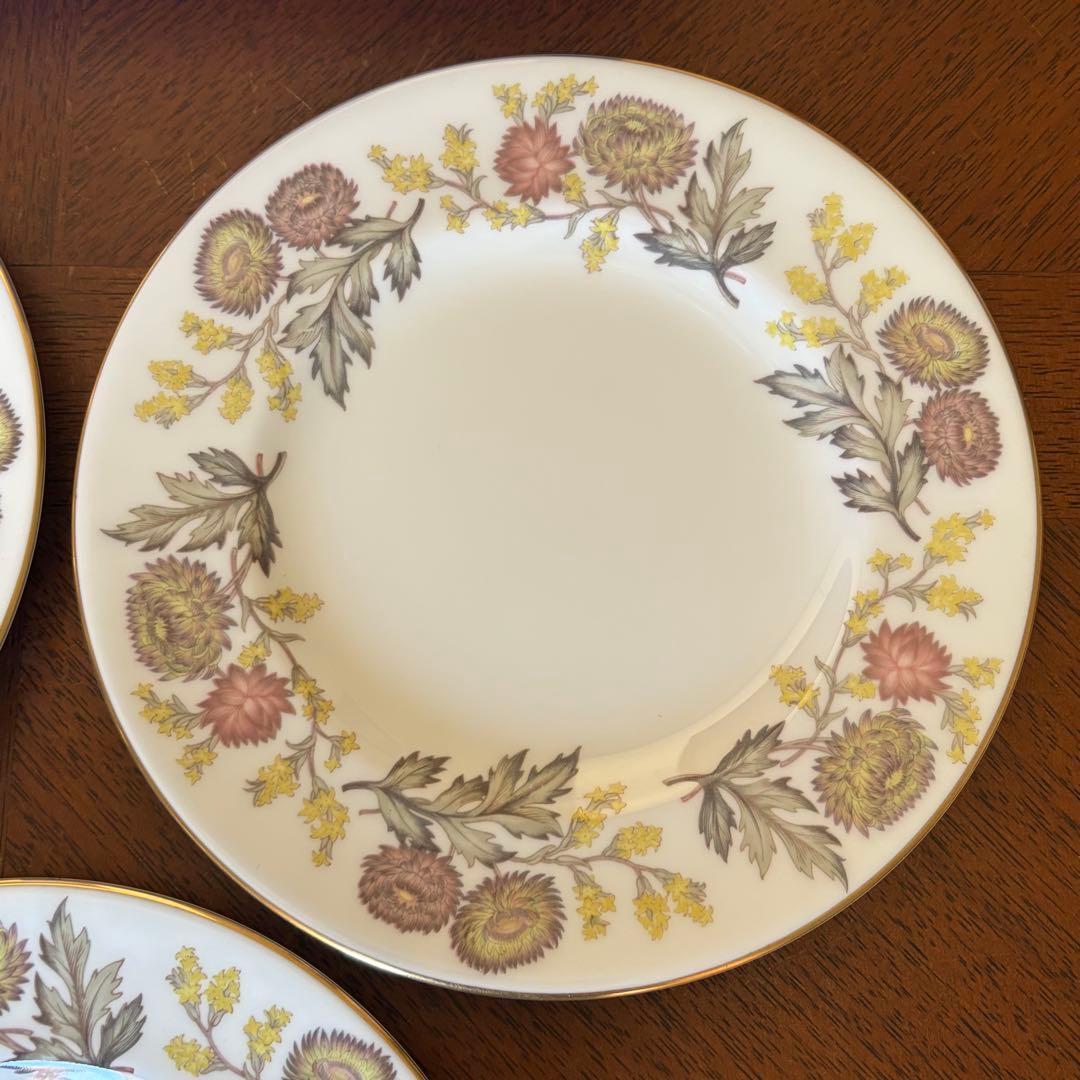 【英国ビンテージ】ウェッジウッド★リッチフィールド★ケーキ皿　3枚