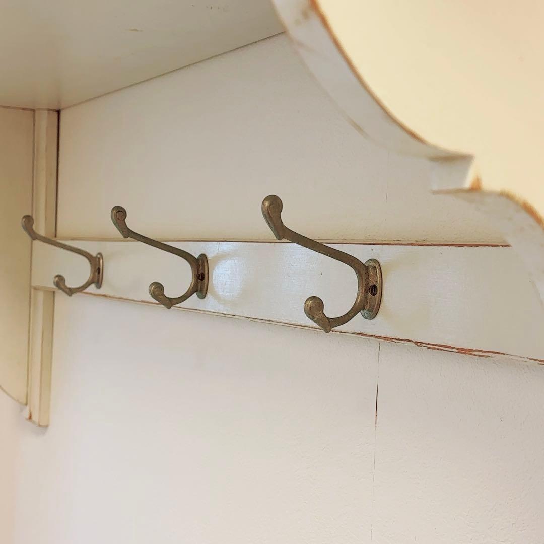 シャビーなウォールシェルフ　アンティーク　フランス　イギリス