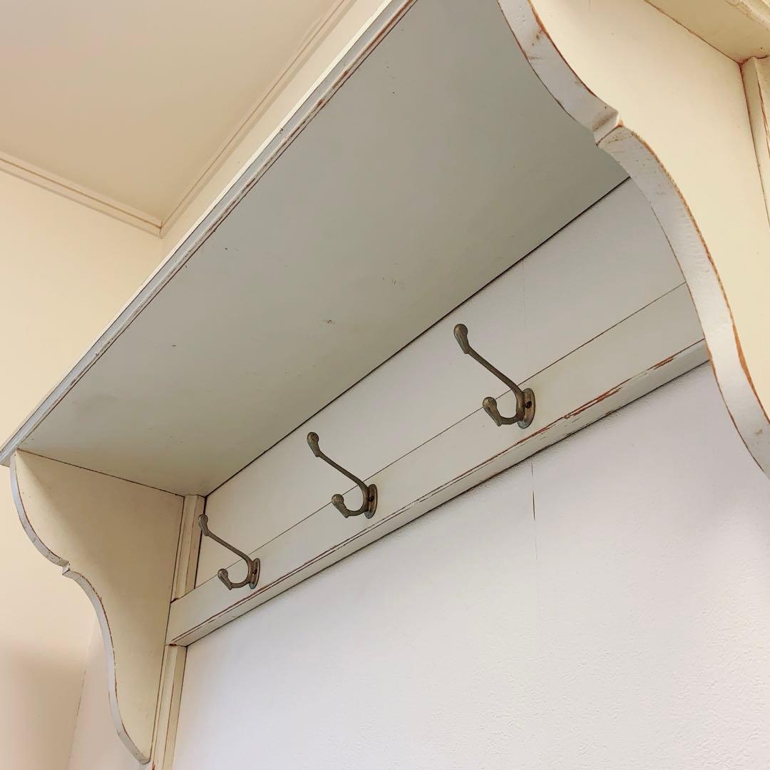 シャビーなウォールシェルフ　アンティーク　フランス　イギリス