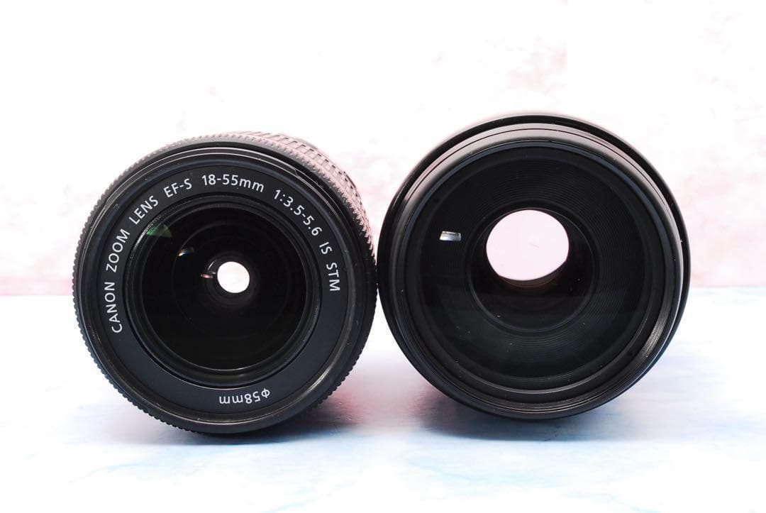 キャノン Kiss X7☆高性能STM＆超望遠☆一眼レフカメラ☆バッグ付