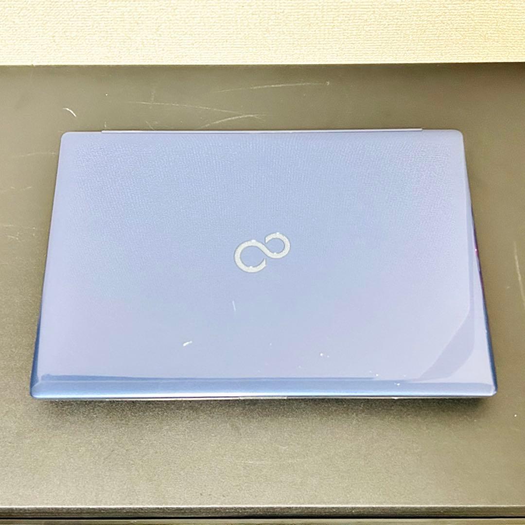 富士通 SSD起動+HDD搭載 CPU Ryzen3搭載 AH43/F3 ブルー