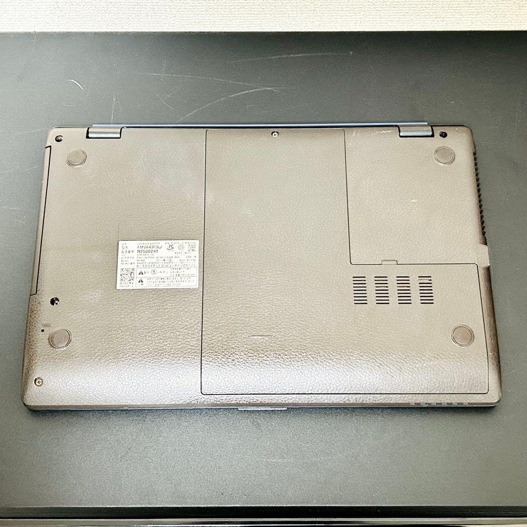 富士通 SSD起動+HDD搭載 CPU Ryzen3搭載 AH43/F3 ブルー