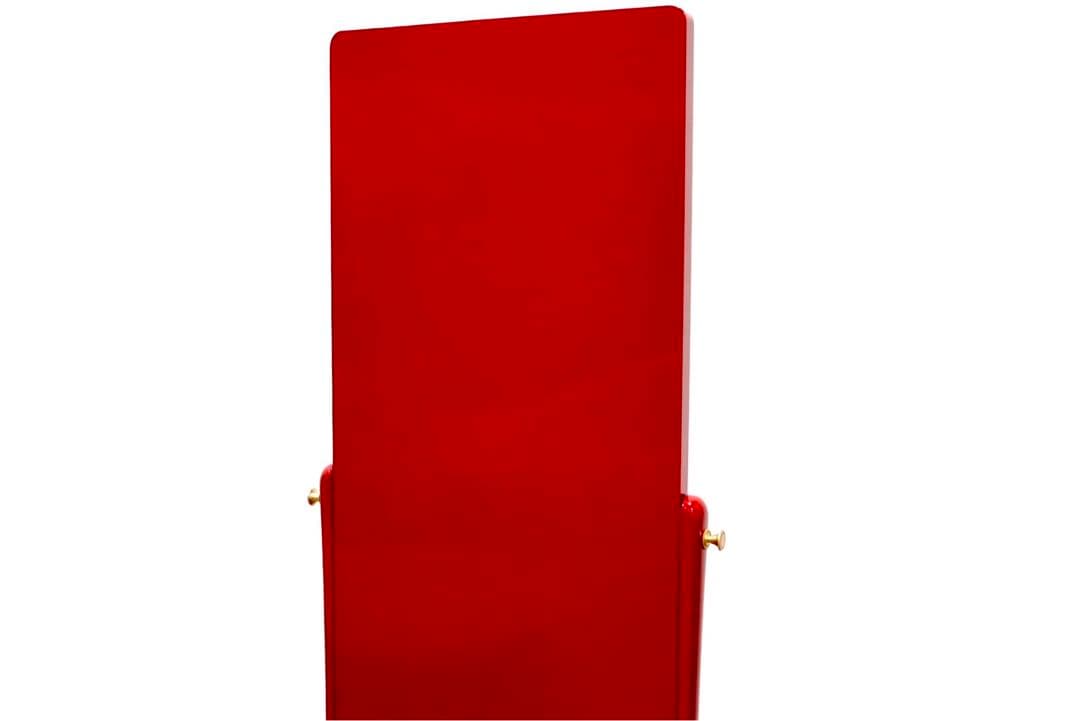 GMGF120○MATSUSO / 松創 秋草に朱 橘型 全身鏡 姿見 スタン