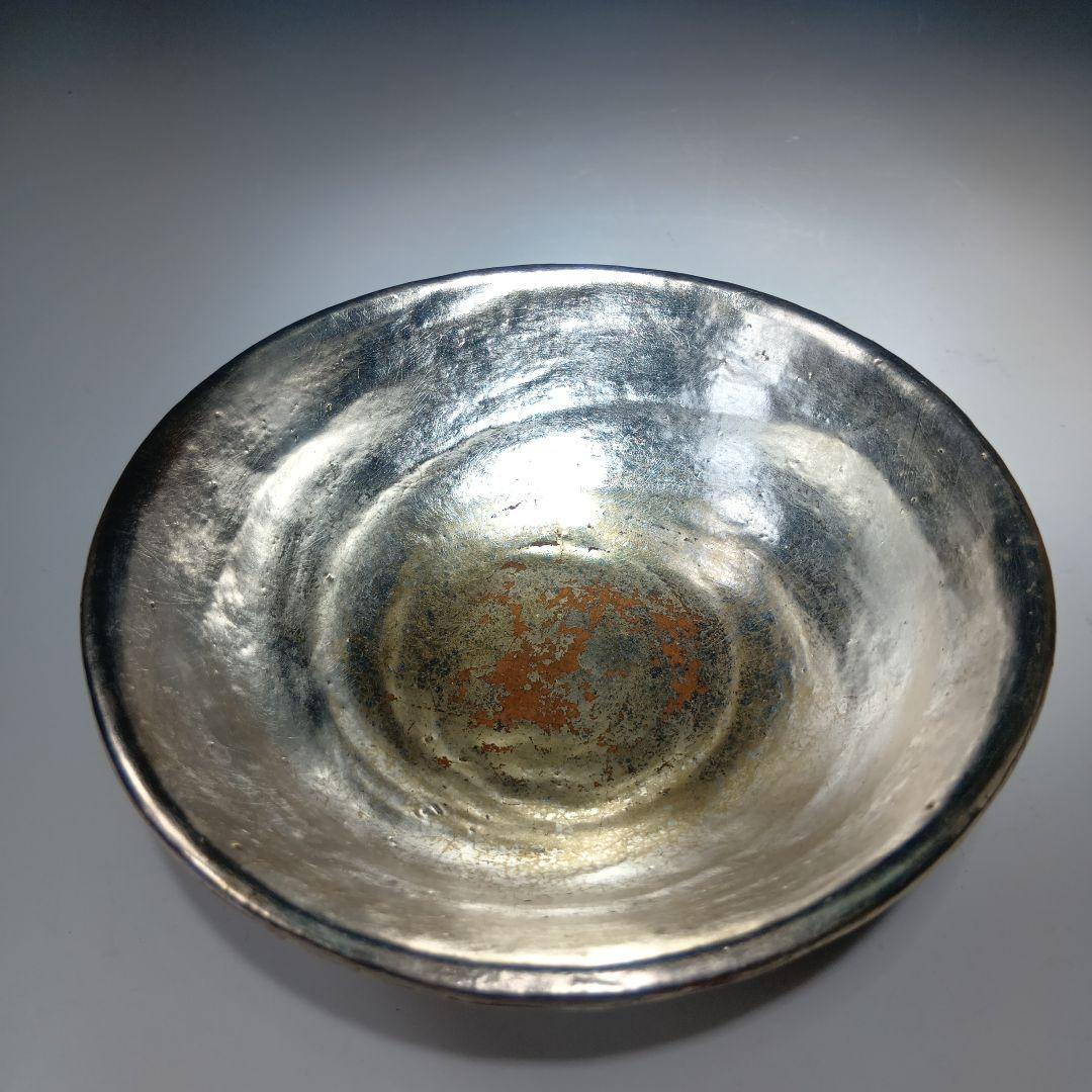 茶道具　嶋台茶碗　楽焼　　中村道年