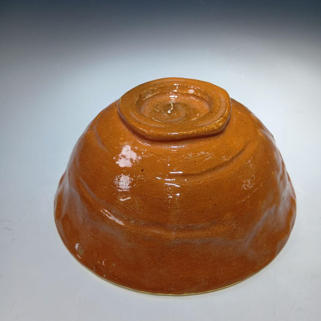 茶道具　嶋台茶碗　楽焼　　中村道年