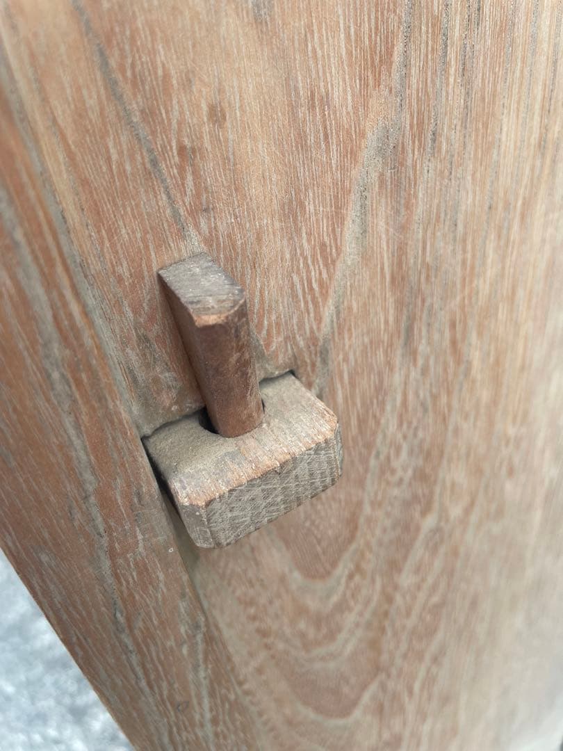 古道具/当時物/木製/無垢材/本棚/透かし彫り/店舗什器/ディスプレイ/③