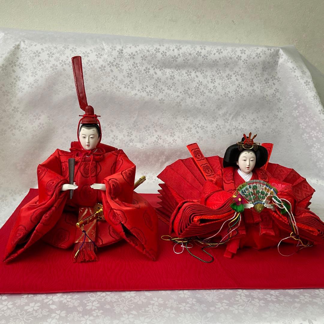 還暦祝い雛人形　還暦祝い飾り　還暦祝プレゼント雛人形　雛人形親王還暦飾り