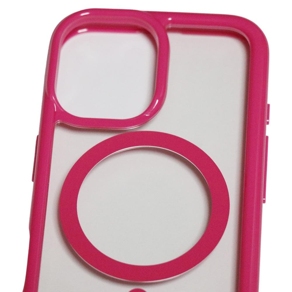 【ケイトスペード】Magsafe対応 iPhone16ケース ピンク/クリア