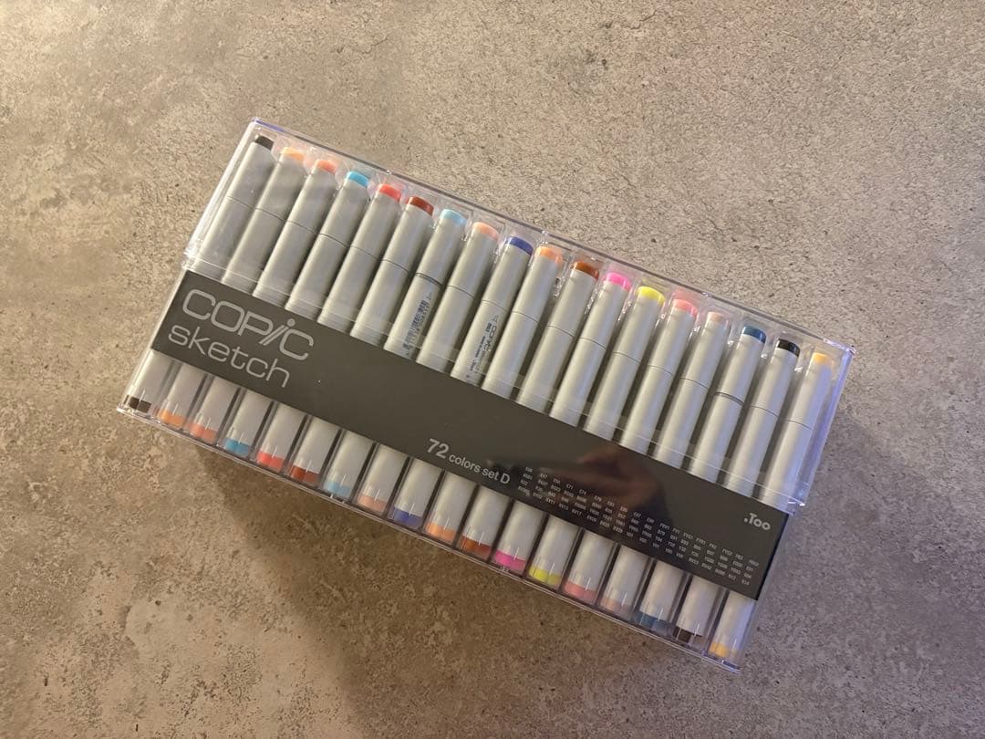 【本日限定価格】Too コピック スケッチ 72色 Dセット