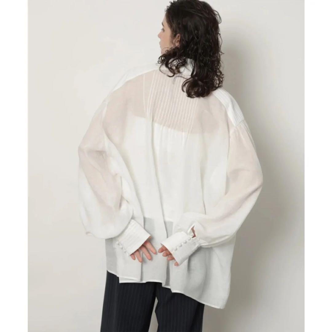 新品✨＜神崎恵さんコラボ＞タックボリュームブラウス カデュネ　CADUNE 36