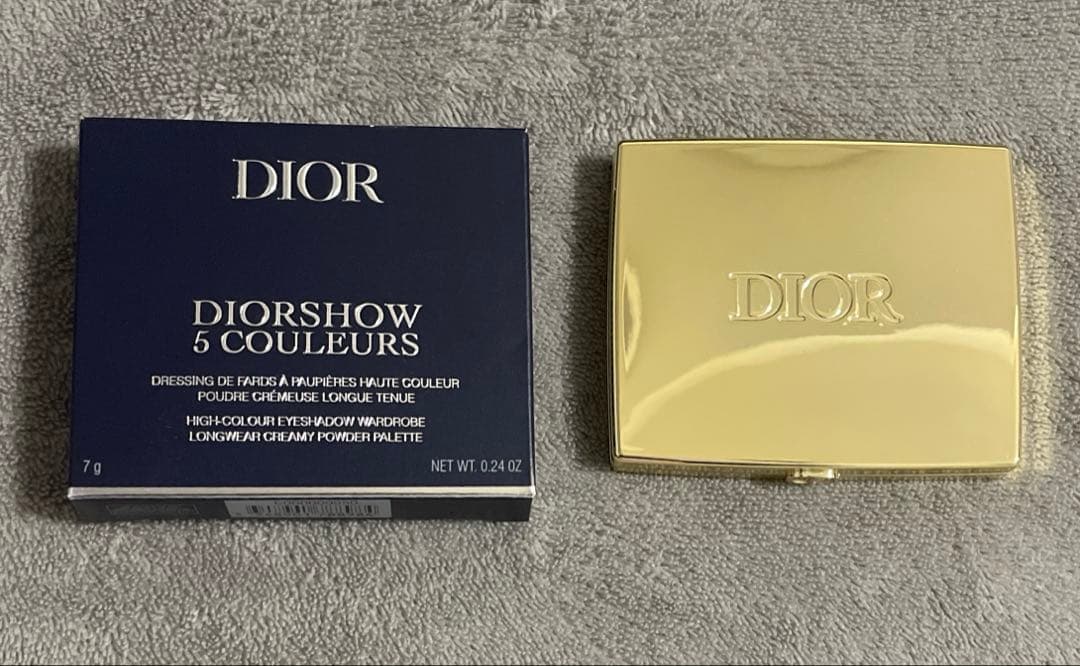 DIOR ホリデー アイシャドウ 912 プラムパレード　試し塗り　ホリデー