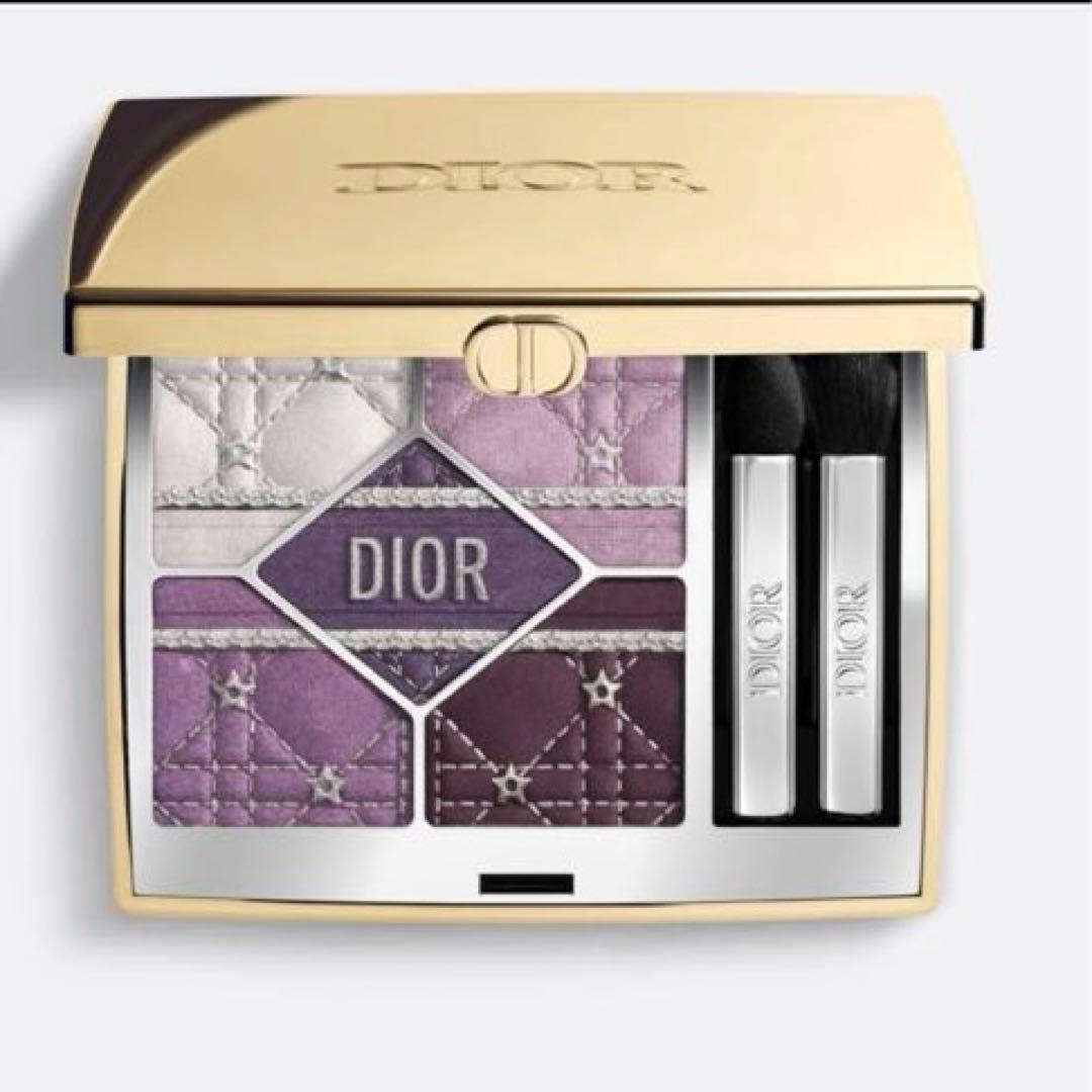 DIOR ホリデー アイシャドウ 912 プラムパレード　試し塗り　ホリデー