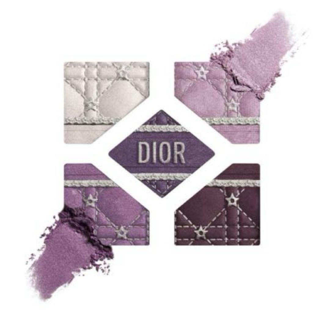 DIOR ホリデー アイシャドウ 912 プラムパレード　試し塗り　ホリデー