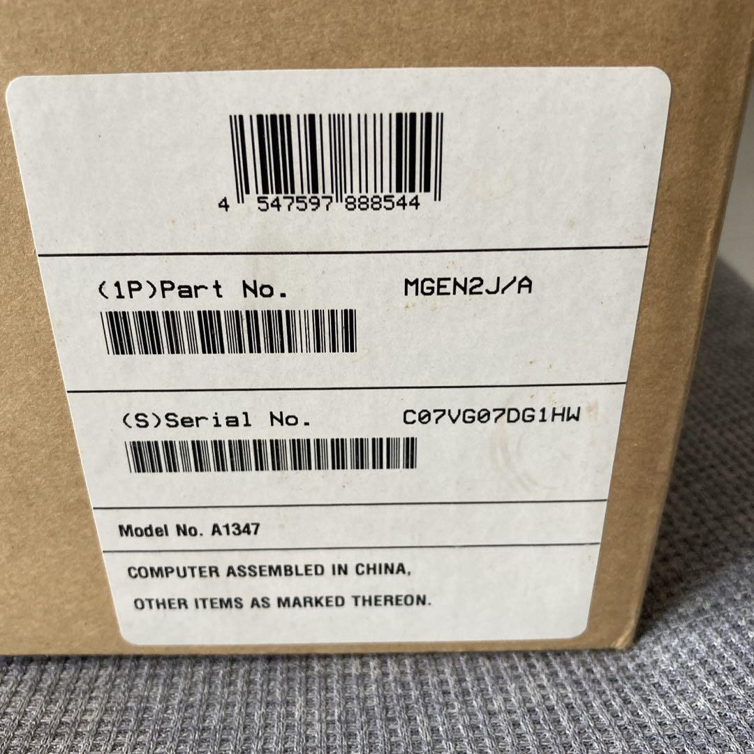 未開封　アップル　マックミニ　Apple　Mac mini　MGEN2J/A