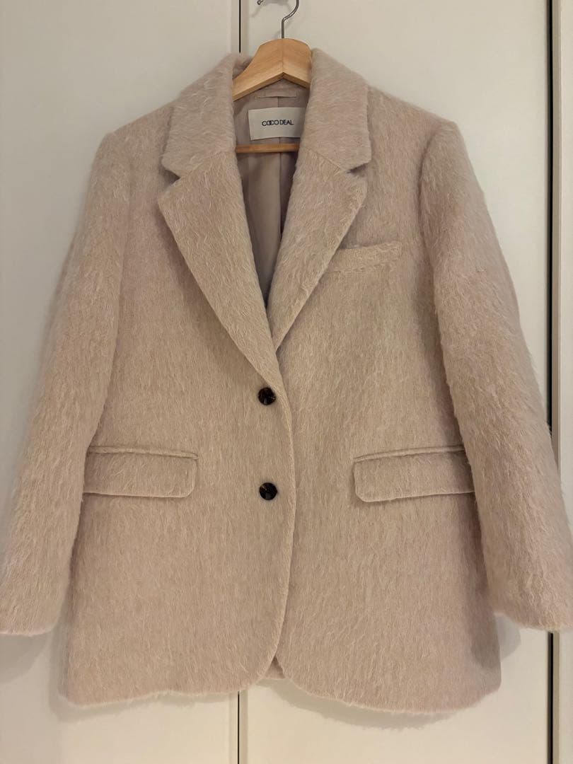 COCO DEAL ウールシャギージャコット