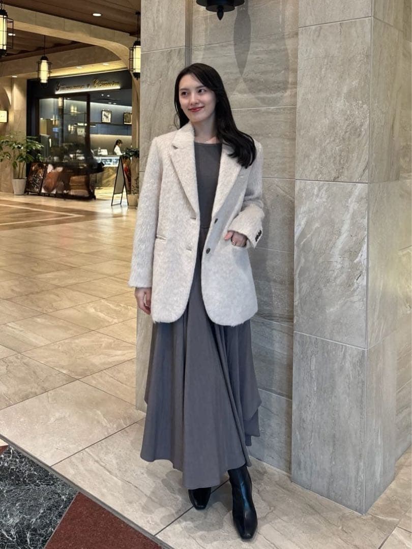 COCO DEAL ウールシャギージャコット