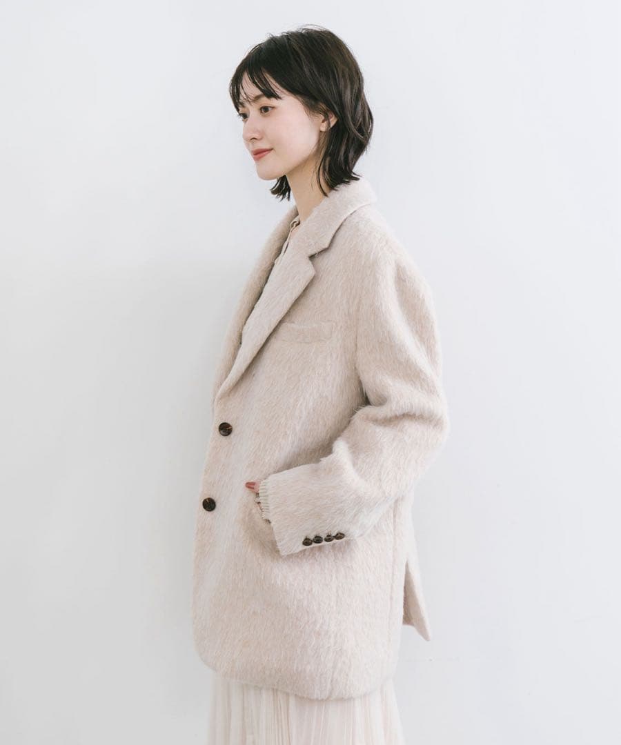 COCO DEAL ウールシャギージャコット