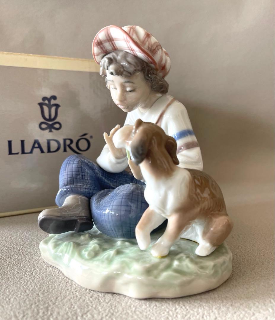 美品⭐︎LLADRO フィギュリン 5450 / マーガレットの花占い