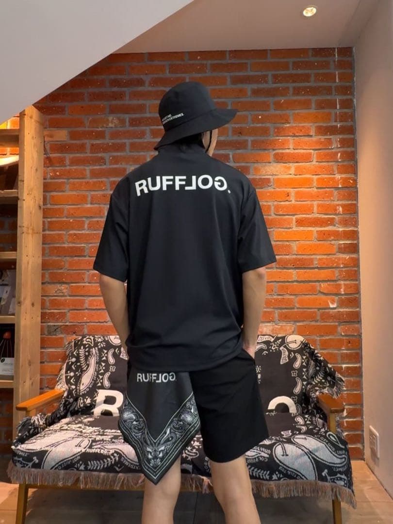 メンズウェア RUFFLOG HALF ZIP MOCK NECK SHIRT