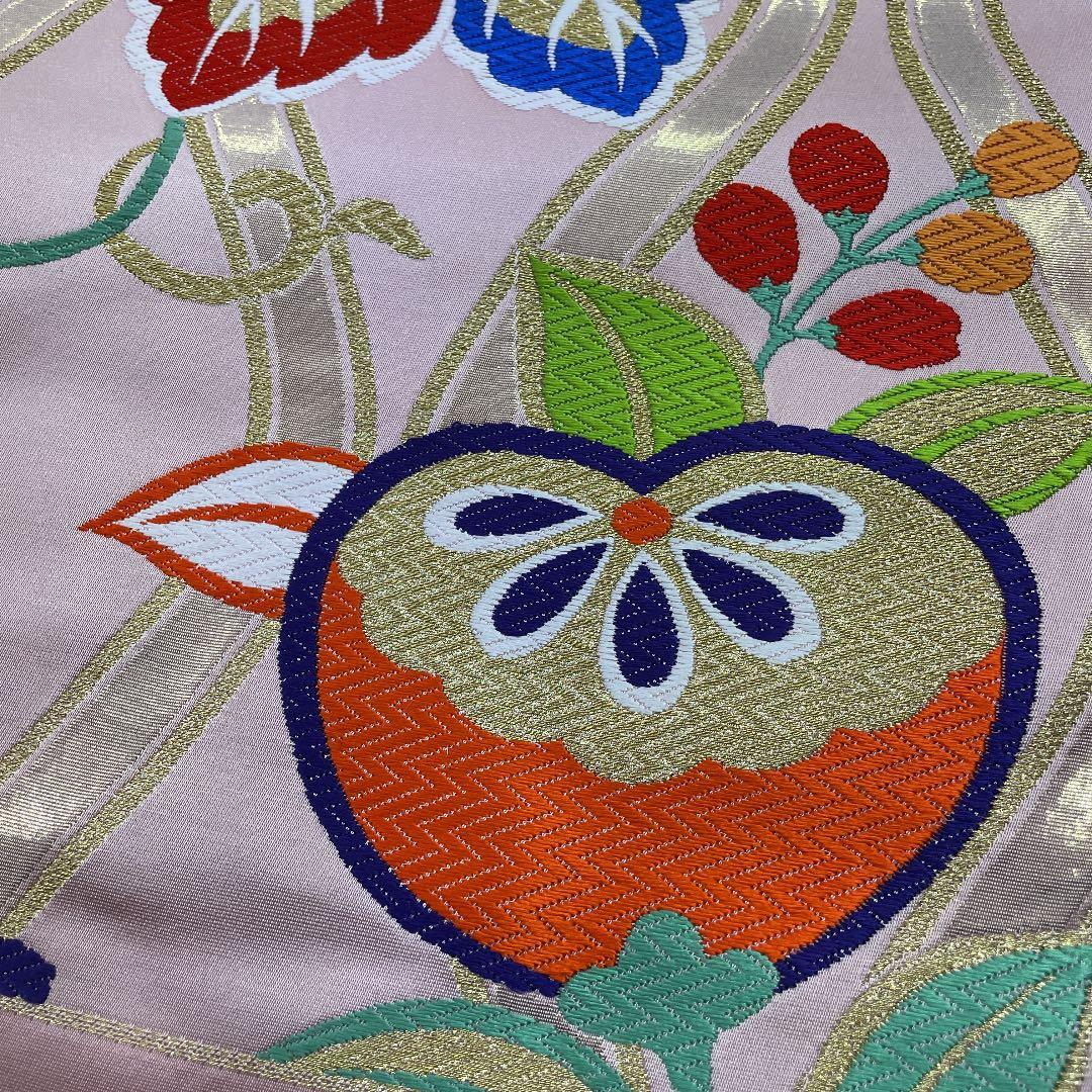 新品 西陣織 七五三 七歳用袋帯 未仕立て お仕立て上がり価格 正絹 祝帯 和装