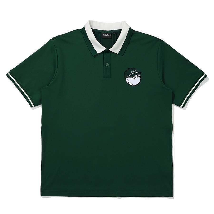 即日発送 マルボンゴルフ ポロシャツ malbon golf メンズ シャツ L