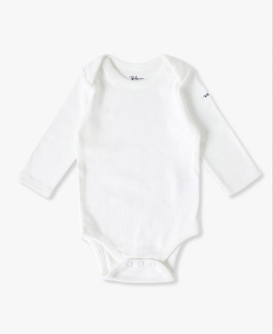 ロンハーマンベビー　ロンパース2枚セット（白・ネイビー）【新品未使用箱付き】