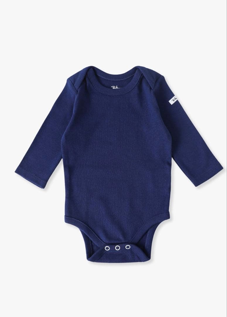 ロンハーマンベビー　ロンパース2枚セット（白・ネイビー）【新品未使用箱付き】