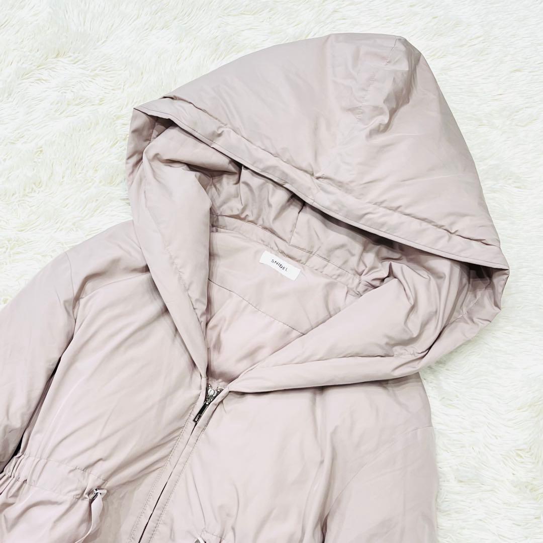 【人気カラー】SNIDEL 西川レディ モッズダウンコート ピンクベージュ