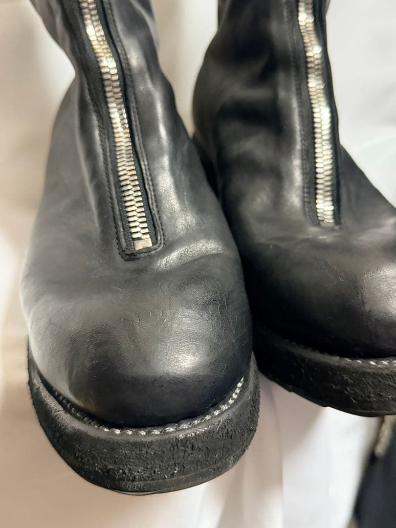 GUIDI グイディ PL2 フロントジップブーツ ホースレザー