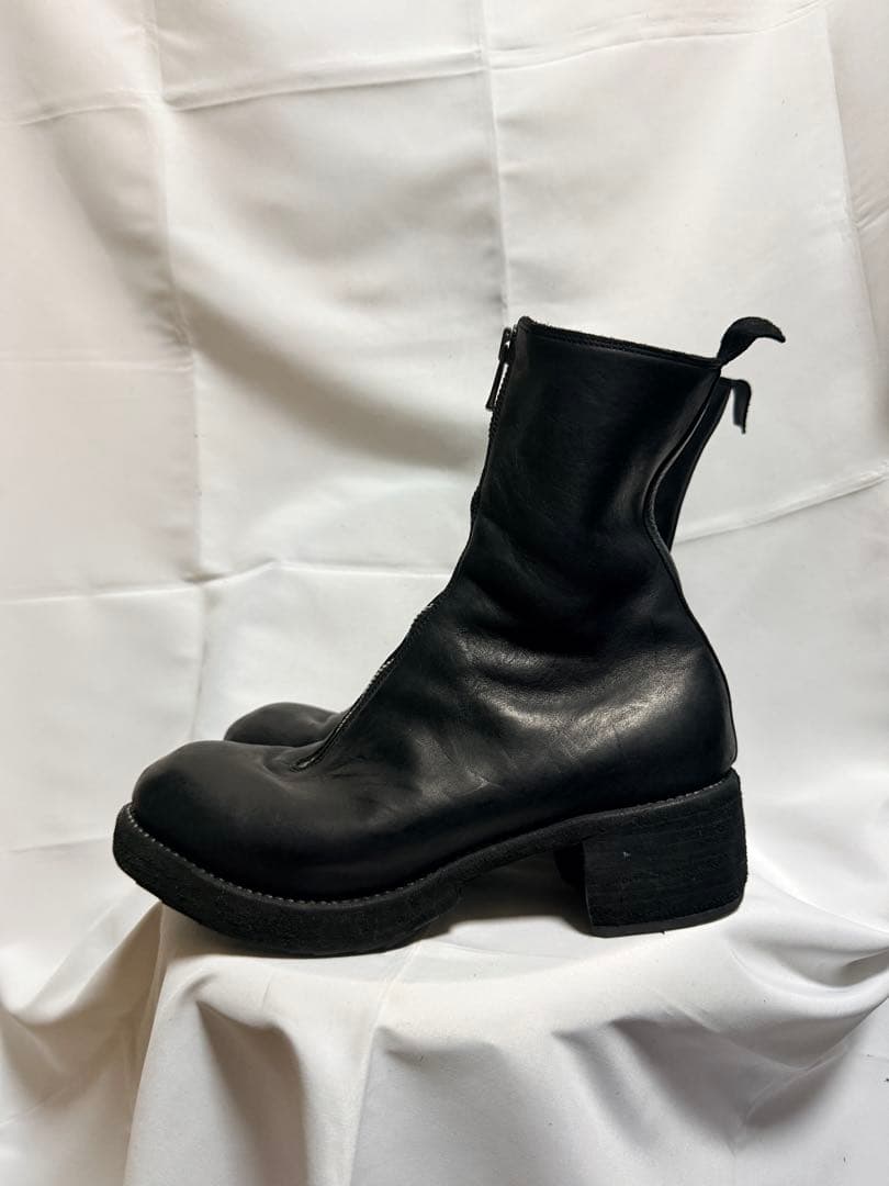 GUIDI グイディ PL2 フロントジップブーツ ホースレザー
