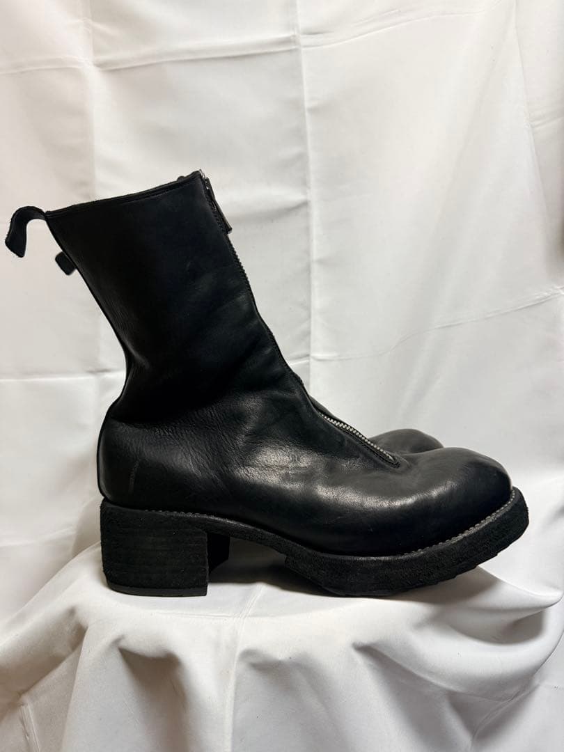 GUIDI グイディ PL2 フロントジップブーツ ホースレザー