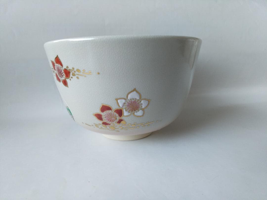 中村秋峰 作 仁清写貝合雛絵 茶碗 共箱 共布 栞 茶道具 茶器 抹茶碗 新品