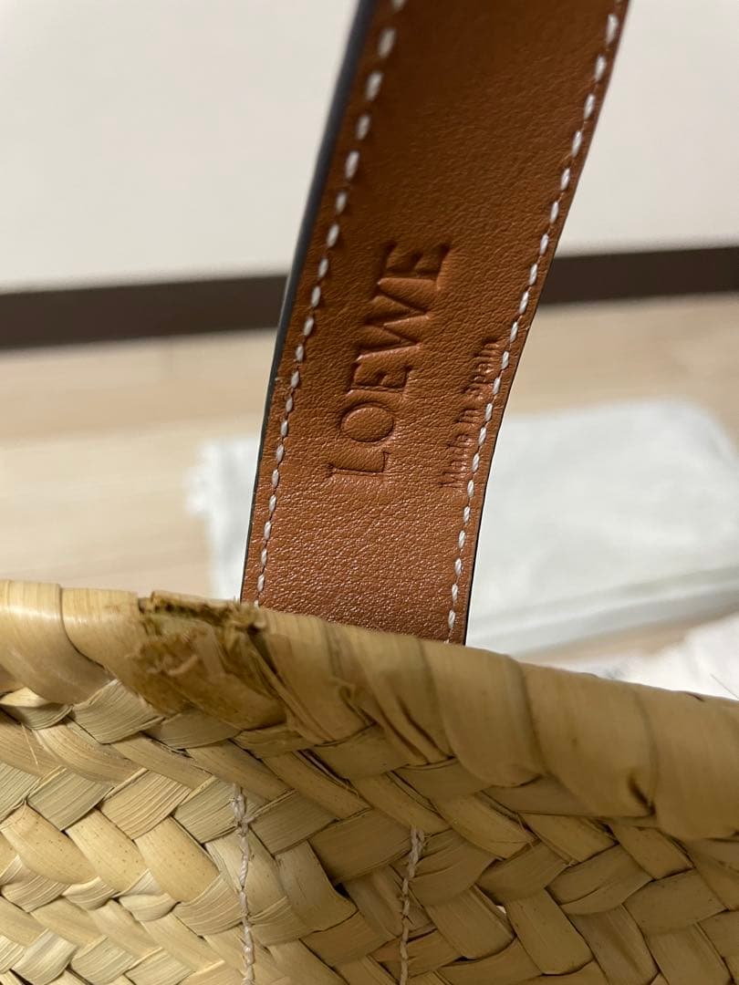 限定カラー　LOEWE ロエベ バスケットバッグ ミディアム かごバッグ　トート