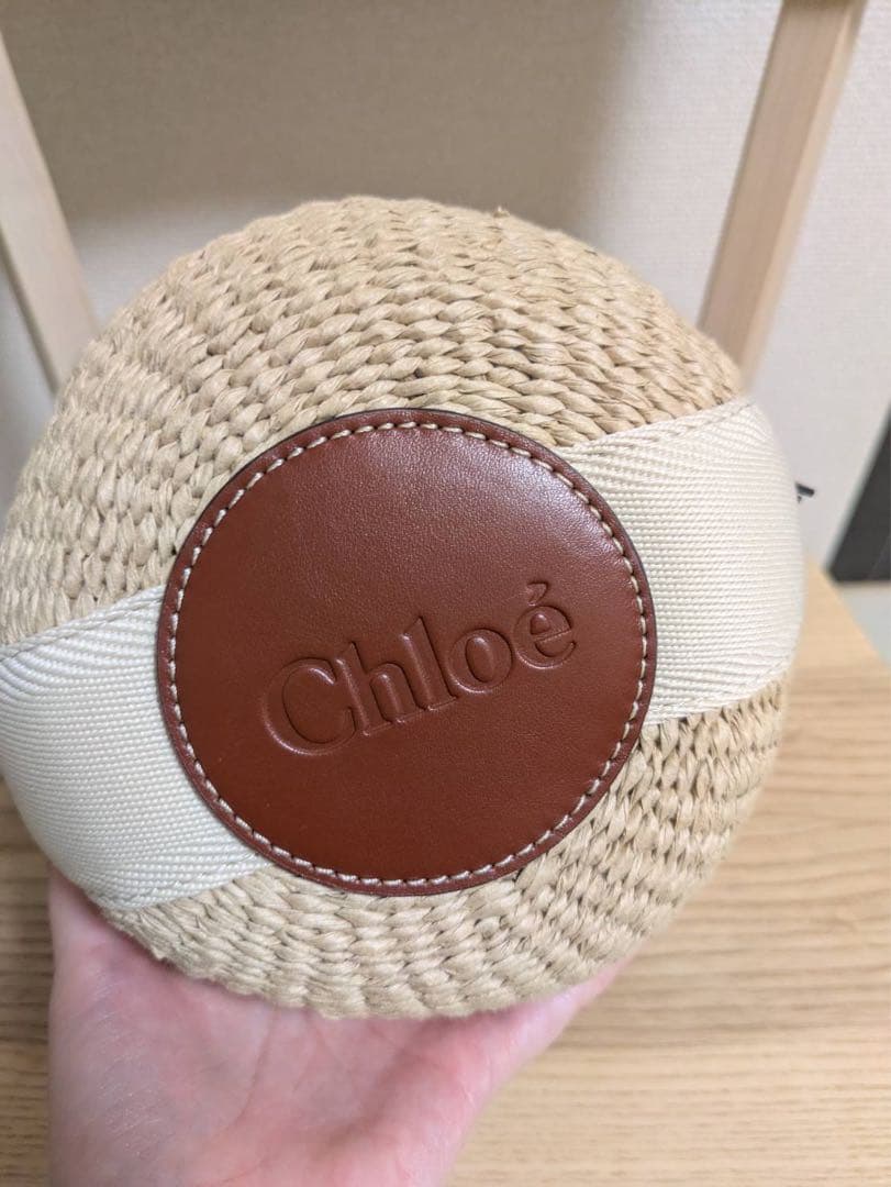 Chloé Woody かごバッグ　スモールバスケット
