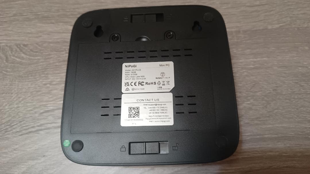 NiPoGi ミニpc n95