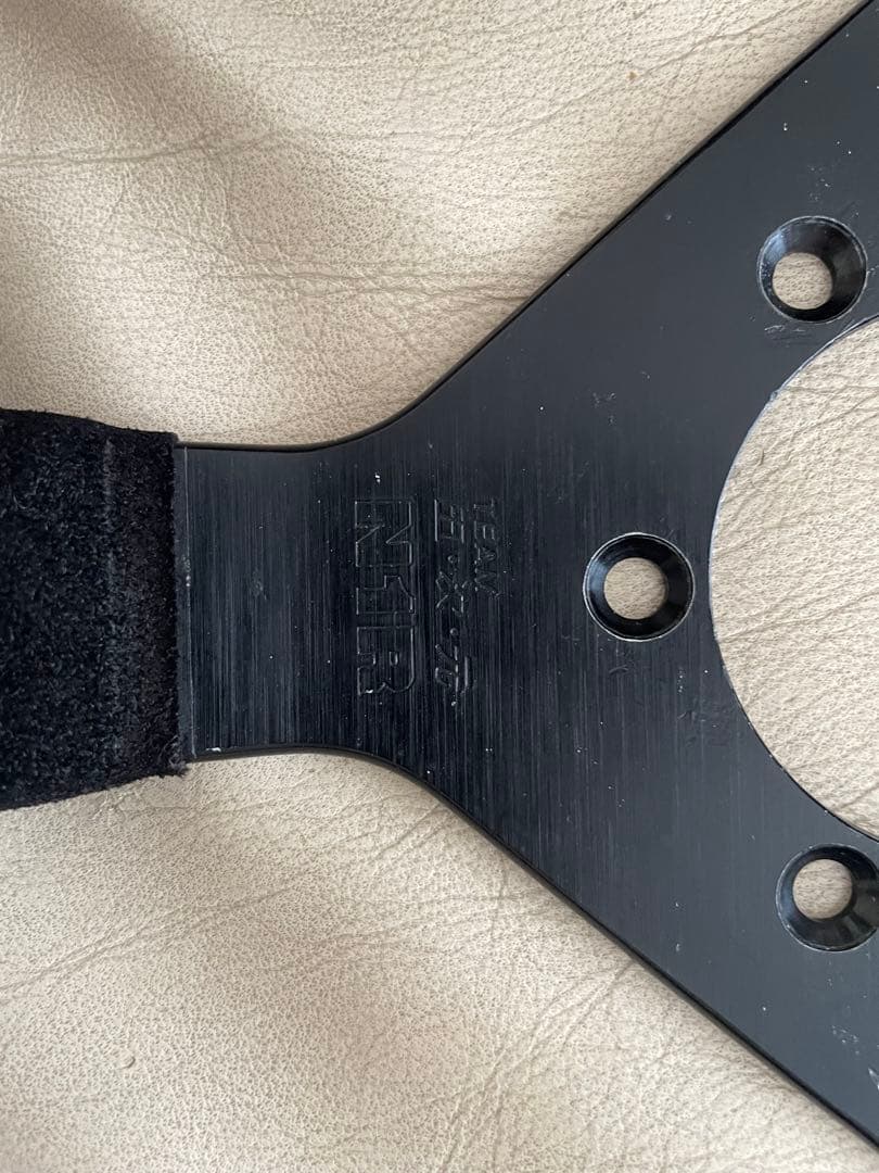 希少！当時物モモ　5次元　N1Rステアリング 35パイ　バックスキン　スウェード