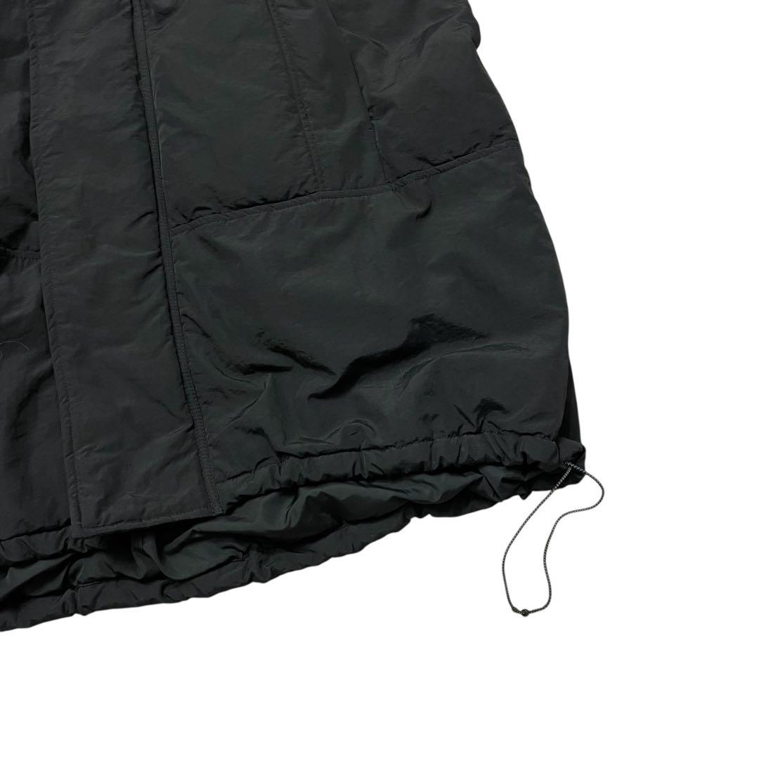 【美品】USED 00s 中綿入り モンスターパーカー ブラック ナイロンJKT