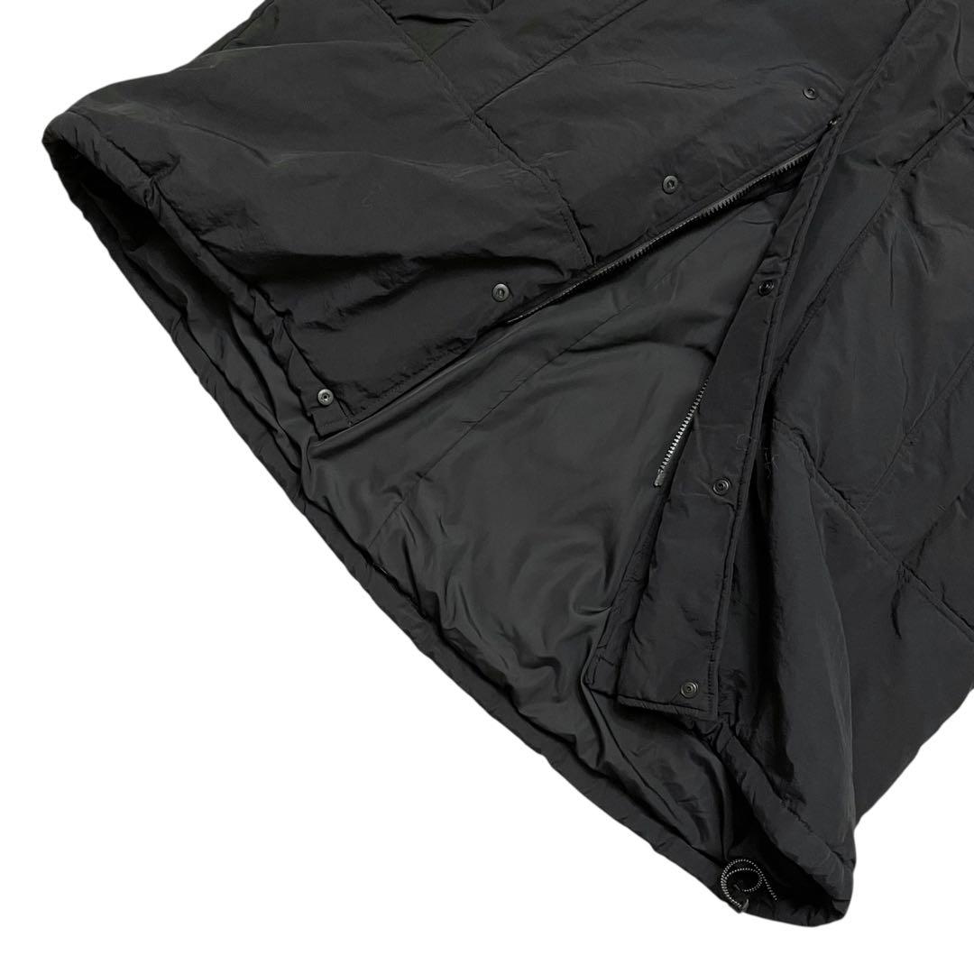 【美品】USED 00s 中綿入り モンスターパーカー ブラック ナイロンJKT