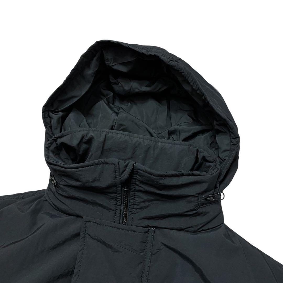 【美品】USED 00s 中綿入り モンスターパーカー ブラック ナイロンJKT