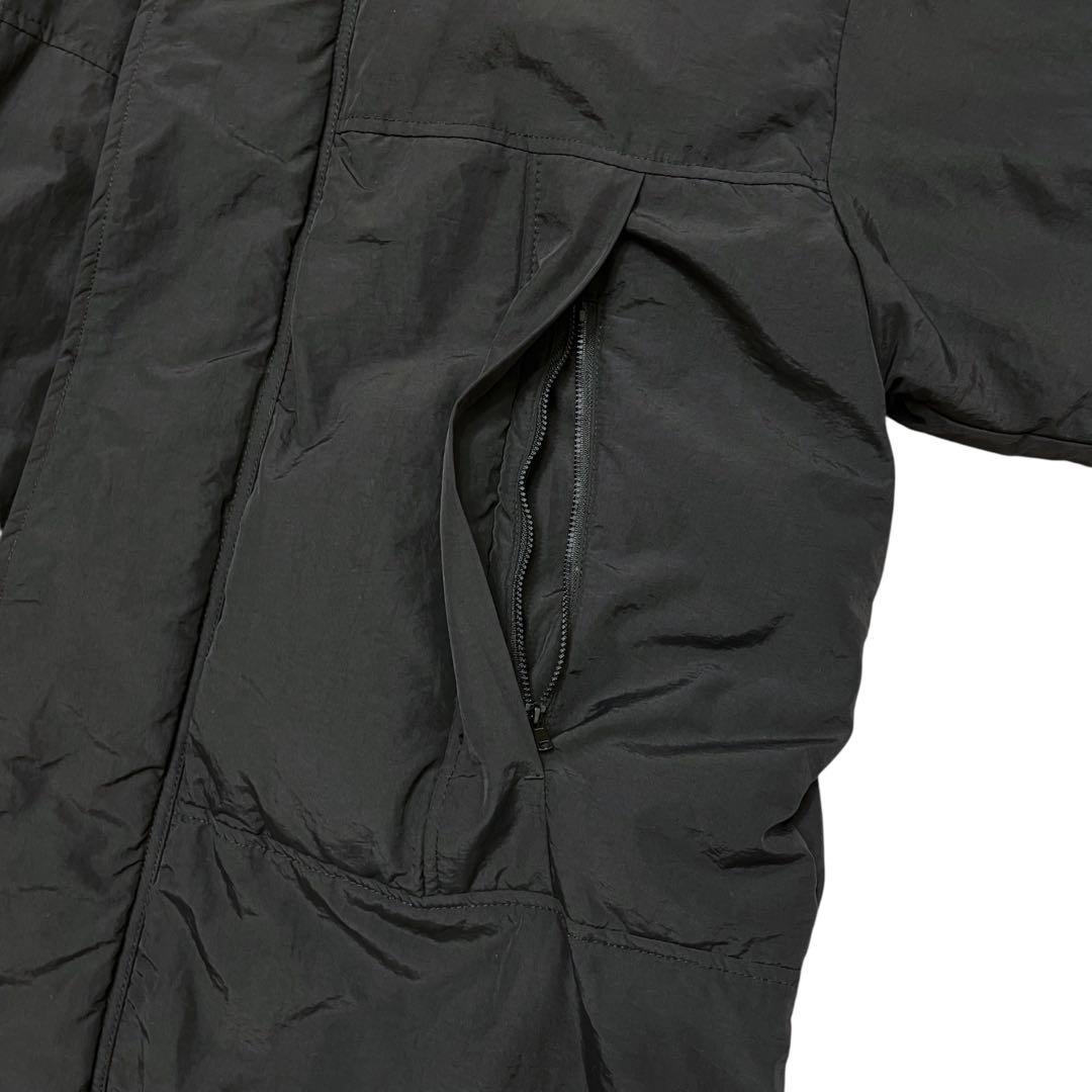 【美品】USED 00s 中綿入り モンスターパーカー ブラック ナイロンJKT