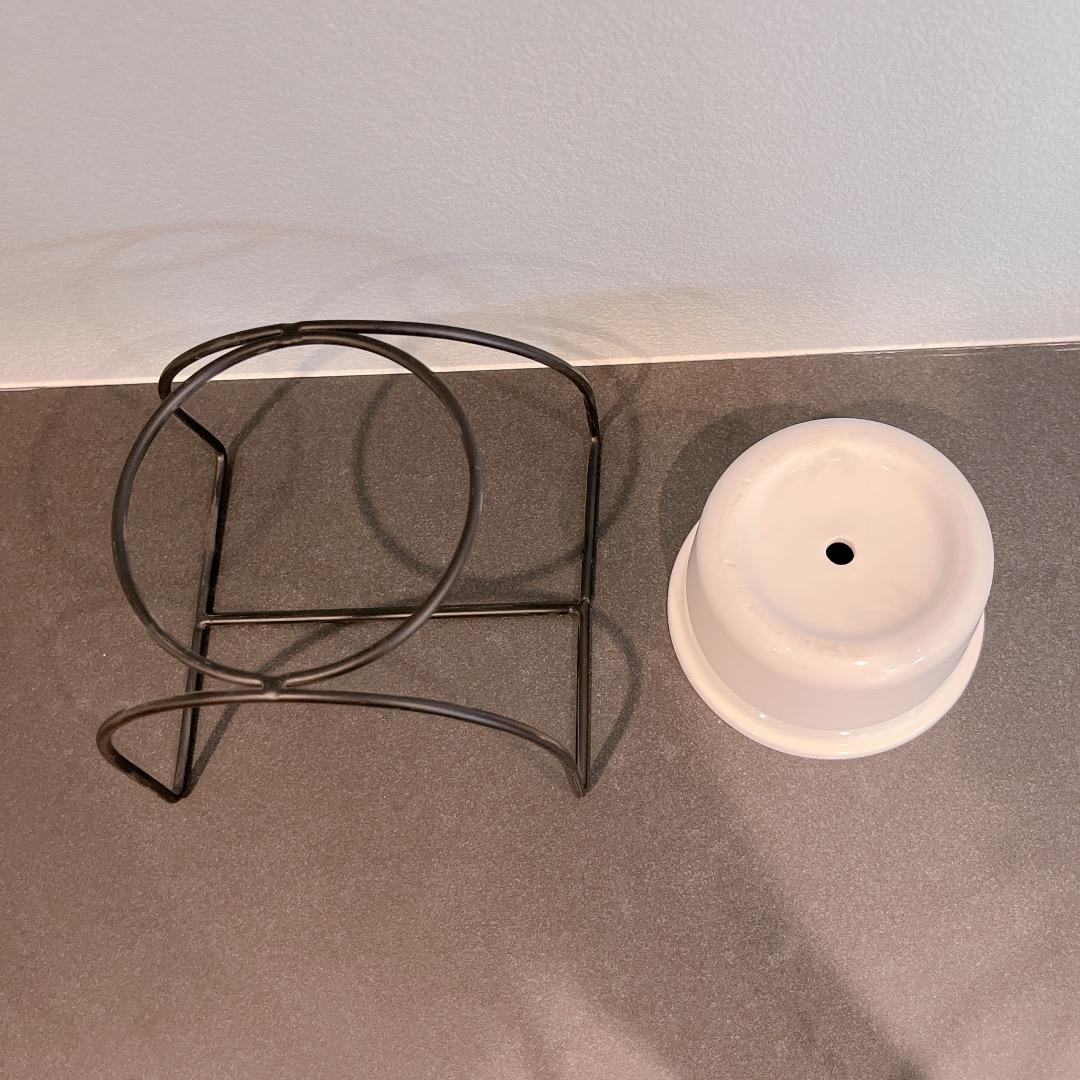 ✦バルコニー ハンギングプランター フラワースタンド 植木鉢 ホワイト