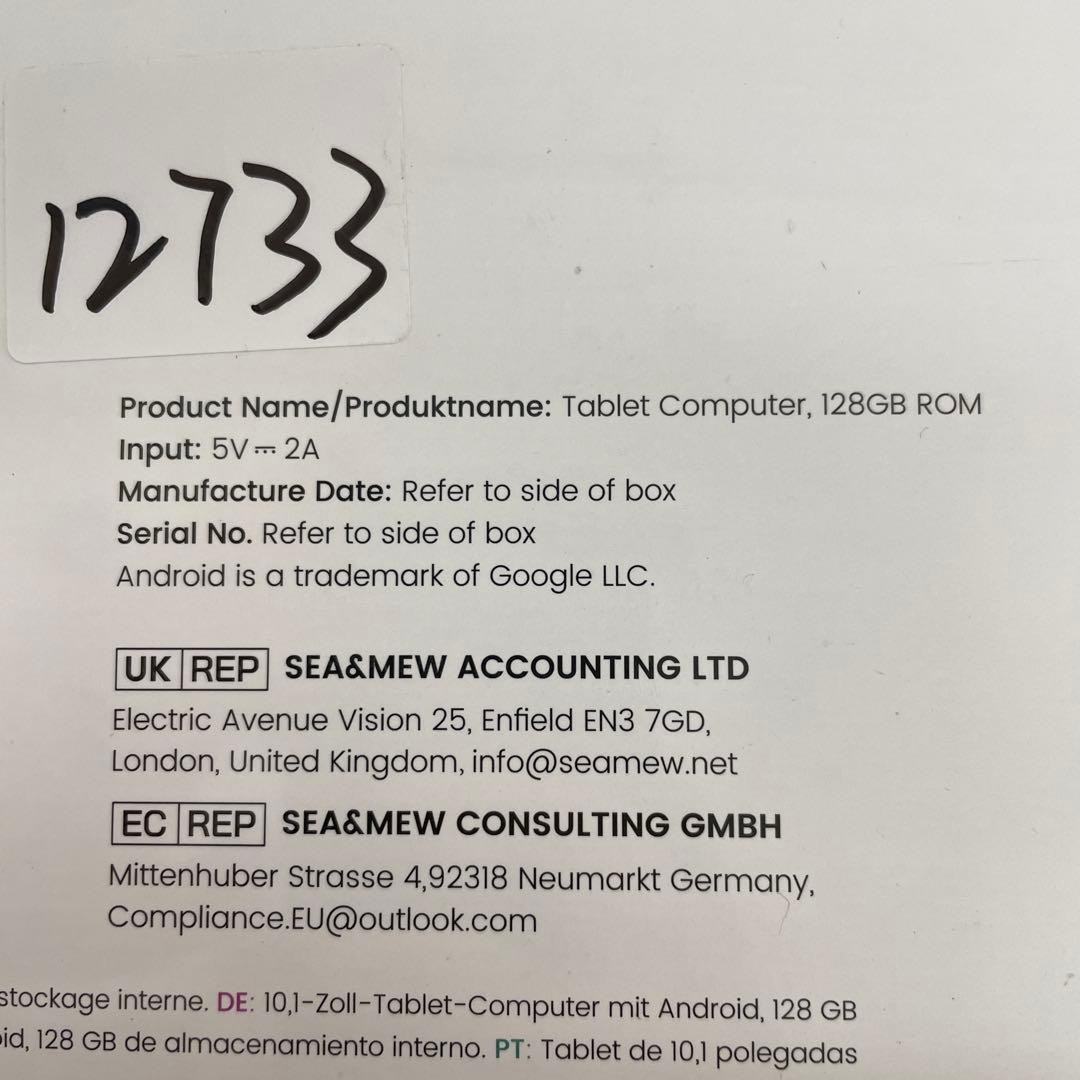 12733 タブレット 10インチ wi-fiモデル AUMI AI OS