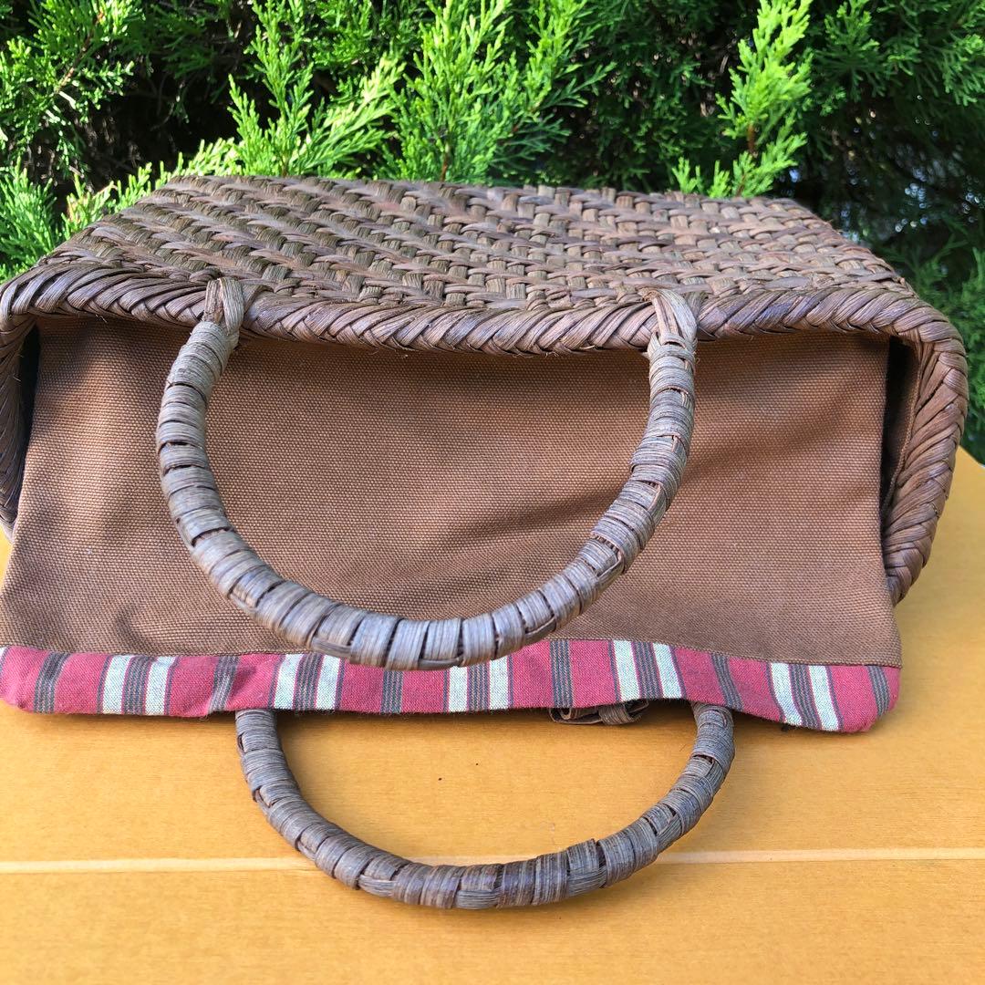 山葡萄かごバッグ　山葡萄　やまぶどう　国産　ヤマブドウ　籠