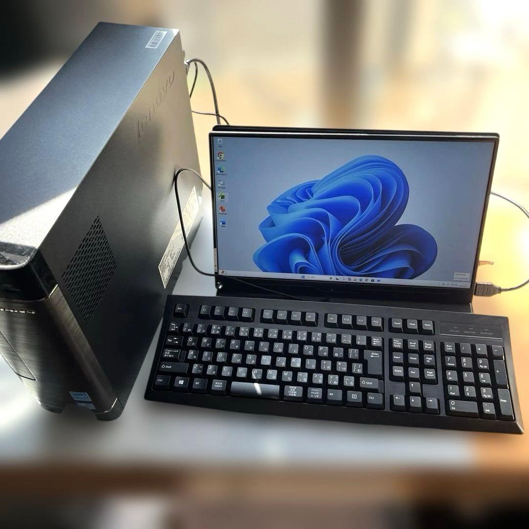 モバイルモニタ、Offcei付すぐ使えるLenovo HS520s i3/8GB