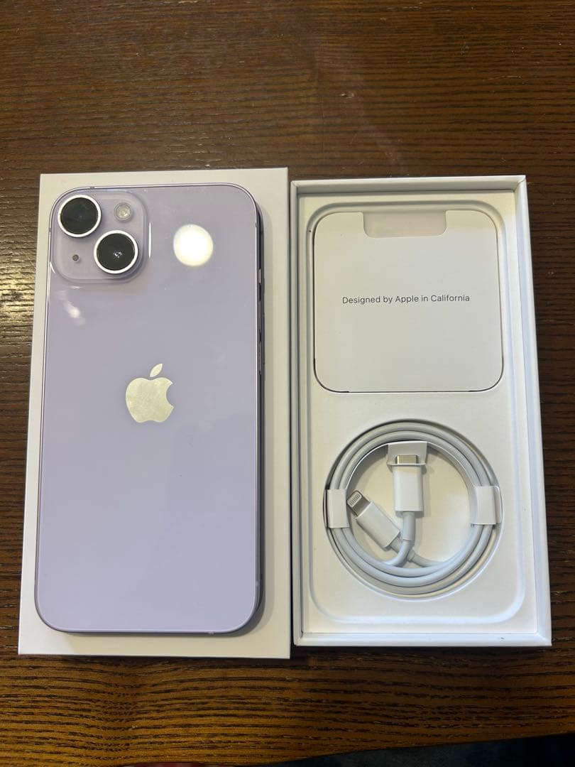 Apple iPhone 14 本体　256GB パープル